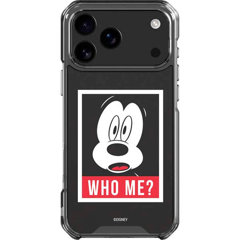 Disney Mickey Mouse Who Me iPhone 18 Pro Max Clear Case