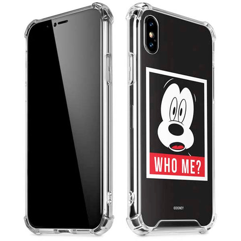 Disney Mickey Mouse Who Me iPhone X/XS Clear Case
