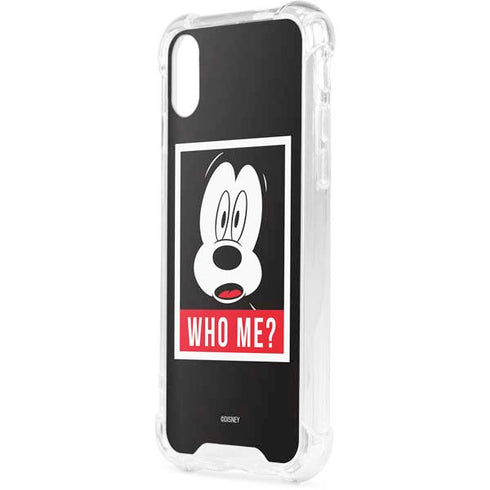Disney Mickey Mouse Who Me iPhone XS Clear Case