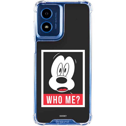 Disney Mickey Mouse Who Me Moto G Play 4G (2024) Clear Case