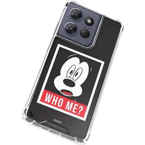 Disney Mickey Mouse Who Me Moto G Play 5G (2025) Clear Case