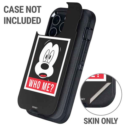 Disney Mickey Mouse Who Me Otterbox Defender iPhone Skin