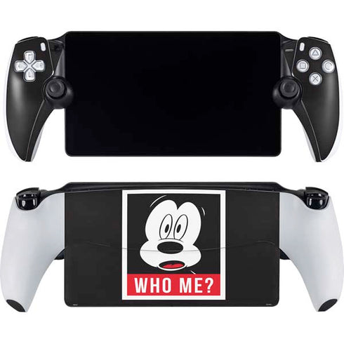 Disney Mickey Mouse Who Me PlayStation Portal Remote Player Skin