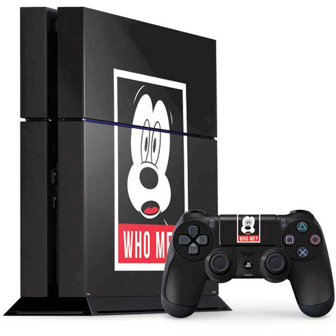 Disney Mickey Mouse Who Me PlayStation PS4 Skins