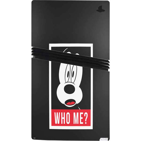 Disney Mickey Mouse Who Me PS5 Pro Console Skin