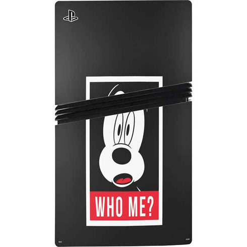Disney Mickey Mouse Who Me PS5 Pro Disk Bundle Skin