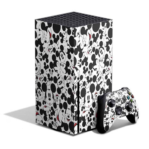 Disney Mickey Mouse Face Pattern Xbox Series X Bundle Skin