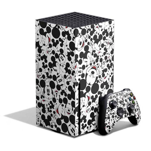 Disney Mickey Mouse Face Pattern Xbox Series X Skins