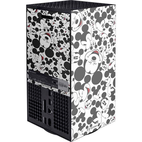 Disney Mickey Mouse Face Pattern XBox Series X Digital Edition Console Skin