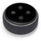 Midnight Black Amazon Echo Dot Skin