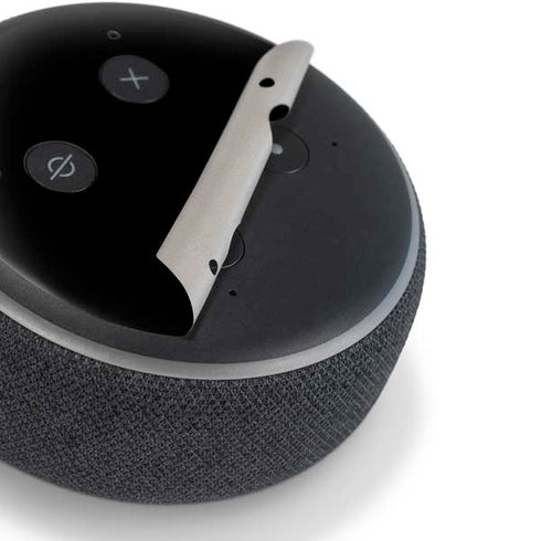 Midnight Black Amazon Echo Dot Skin