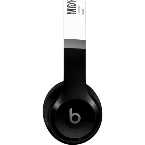 Midnight Black Beats Solo 4 Wireless Headphones Skin