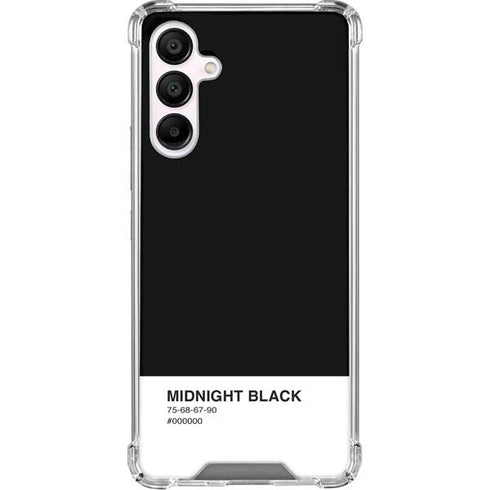 Midnight Black Galaxy A16 5G Clear Case
