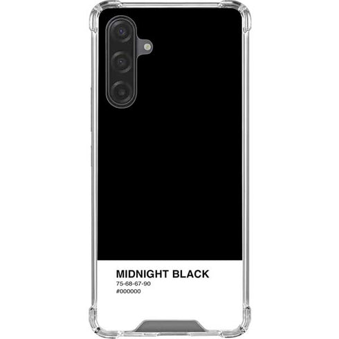 Midnight Black Galaxy A17 Clear Case