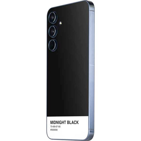 Midnight Black Galaxy A35 5G Skin