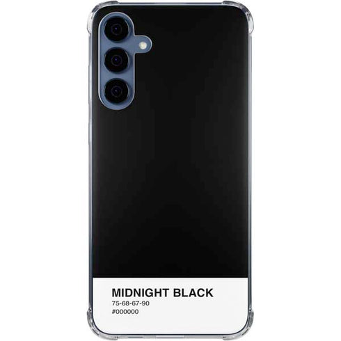 Midnight Black Galaxy A55 5G Clear Case