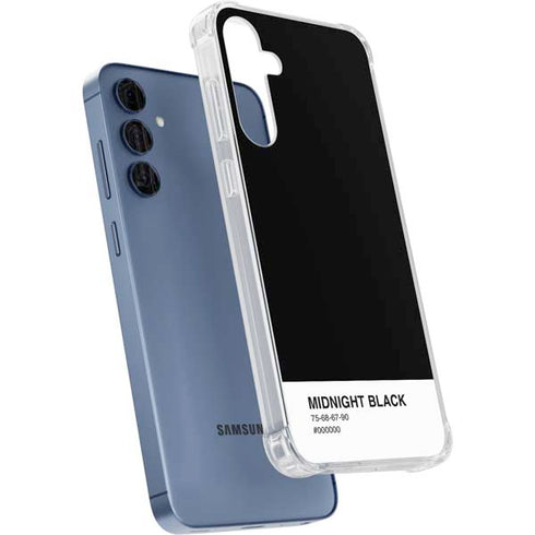 Midnight Black Galaxy A55 5G Clear Case