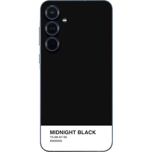 Midnight Black Galaxy A55 5G Skin