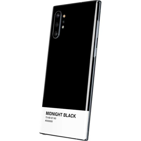 Midnight Black Galaxy Note 10 Plus Skin