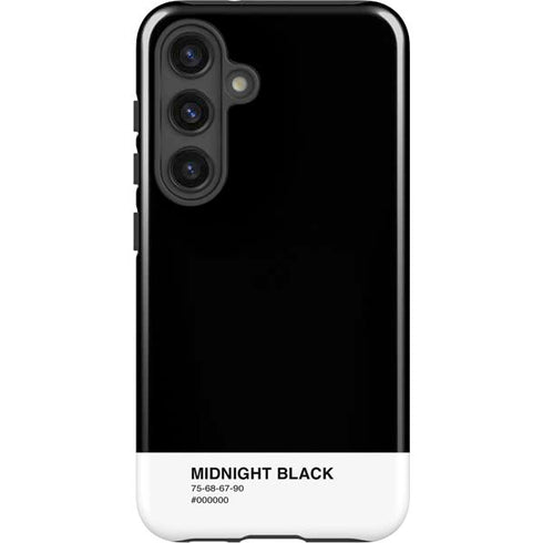 Midnight Black Galaxy S25 Impact Case