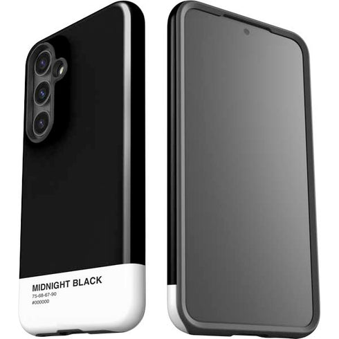 Midnight Black Galaxy S25 Impact Case