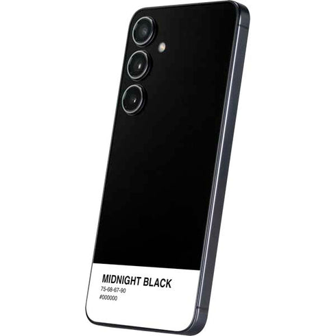 Midnight Black Galaxy S25 Skin
