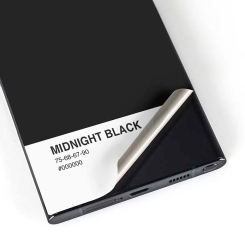 Midnight Black Galaxy S24 Ultra Skin
