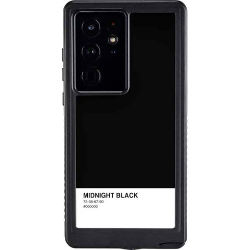 Midnight Black Galaxy S24 Ultra Waterproof Case