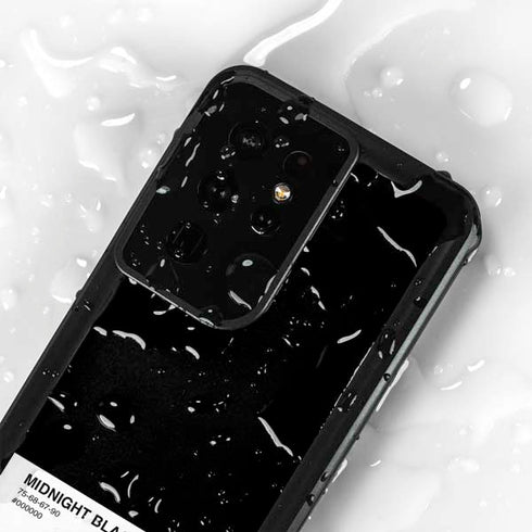 Midnight Black Galaxy S24 Ultra Waterproof Case