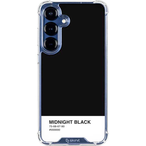 Midnight Black Galaxy S25 Plus Clear Case