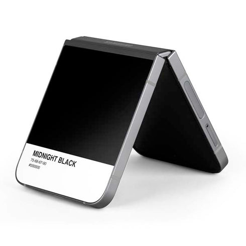 Midnight Black Galaxy Z Flip6 Skin