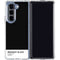 Midnight Black Galaxy Z Fold5 5G Clear Case