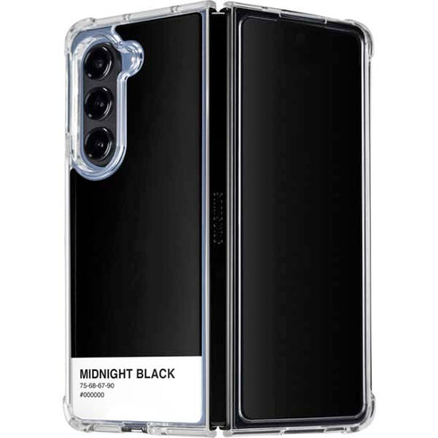 Midnight Black Galaxy Z Fold5 5G Clear Case