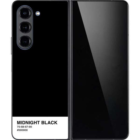 Midnight Black Galaxy Z Fold5 5G Skin
