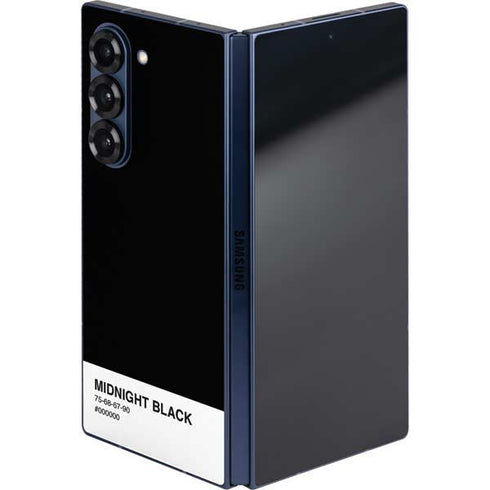 Midnight Black Galaxy Z Fold6 Skin