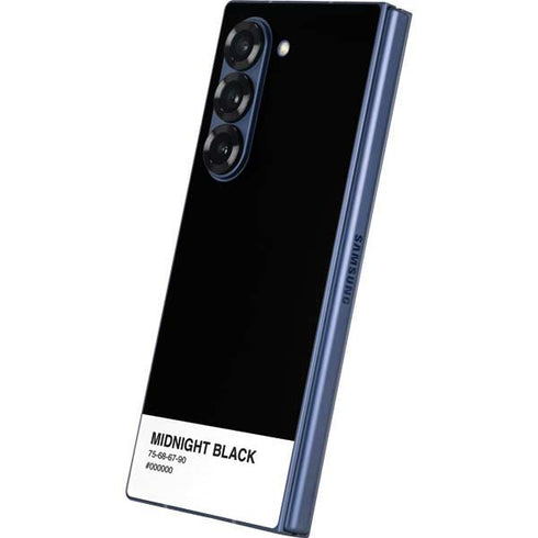 Midnight Black Galaxy Z Fold6 Skin