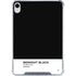 Midnight Black iPad 11th Gen (2025) Clear Case