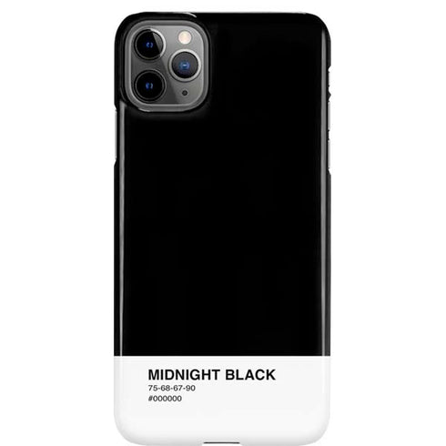 Midnight Black iPhone Cases