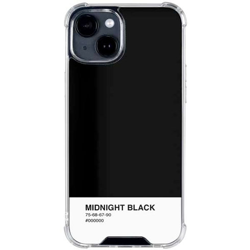 Midnight Black iPhone 15 Clear Case