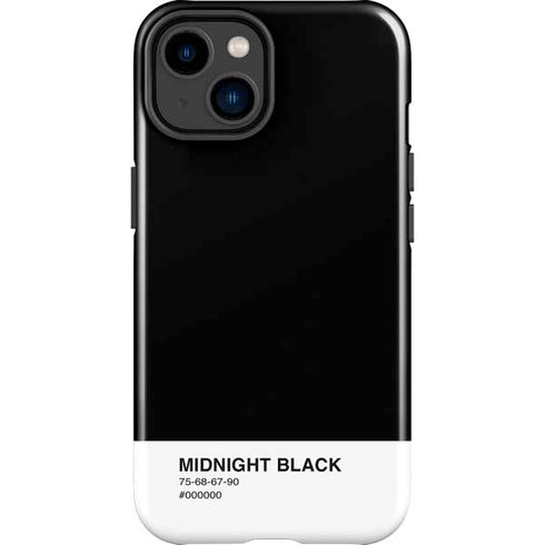Midnight Black iPhone 15 Impact Case
