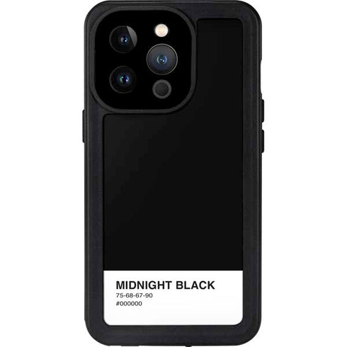Midnight Black iPhone 15 Pro Waterproof Case