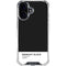 Midnight Black iPhone 16 Clear Case