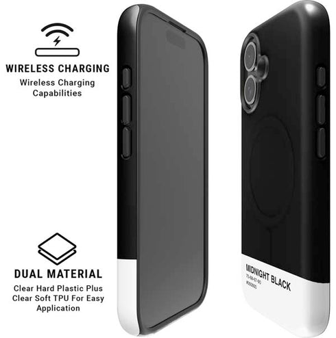 Midnight Black iPhone 16 Magsafe Impact Case