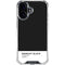 Midnight Black iPhone 16 Plus Clear Case