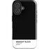 Midnight Black iPhone 16 Plus Impact Case