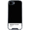 Midnight Black iPhone 16e Clear Case