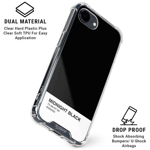 Midnight Black iPhone 16e Clear Case
