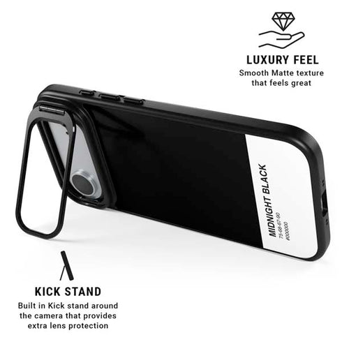 Midnight Black iPhone 17 Air Kickstand Case