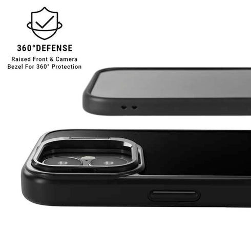 Midnight Black iPhone 17 Kickstand Case
