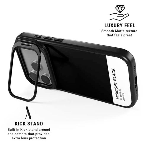 Midnight Black iPhone 17 Pro Max Kickstand Case